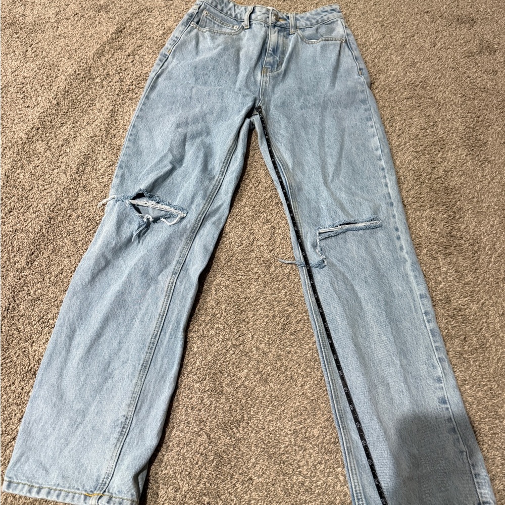 Princess Polly Men's Denim Straight Jeans